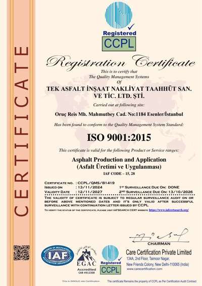 ISO 9001 belgesi